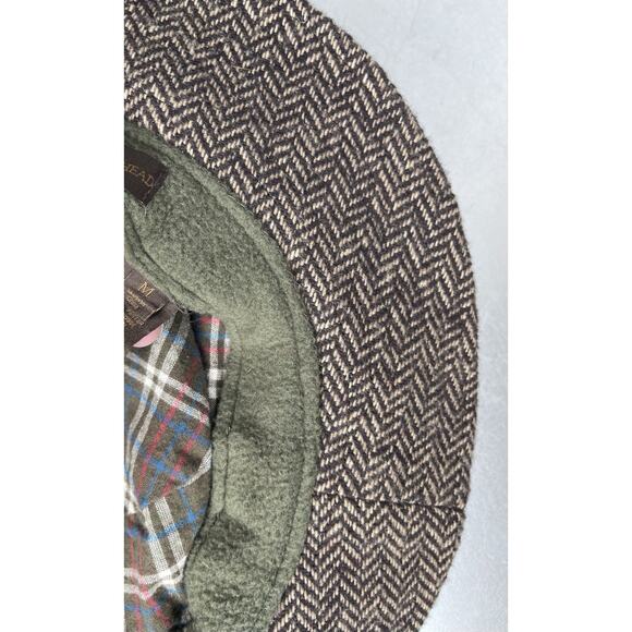 The Territory Ahead Wool Blend Bucket Hat Herringbone Knit Brown Soft Medium - Picture 4 of 5